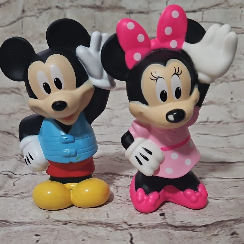 🔥Disney minnie and mickey‎ plastic toy bath